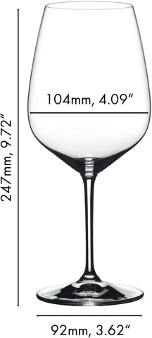 Riedel Røde Vinglas Extreme - Cabernet - 800 ml - 2 stykker