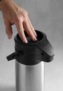 Hendi Thermoskan med Pomp - Pompkan - Isoleerkan - 2.2 Liter
