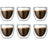 Bodum Dubbelwandige Espresso glas Pavina - patenteret ventil - 80 ml - 6 stk.