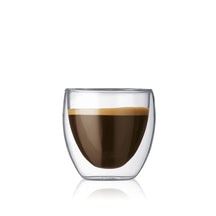 Bodum Dubbelwandige Espresso glas Pavina - patenteret ventil - 80 ml - 6 stk.