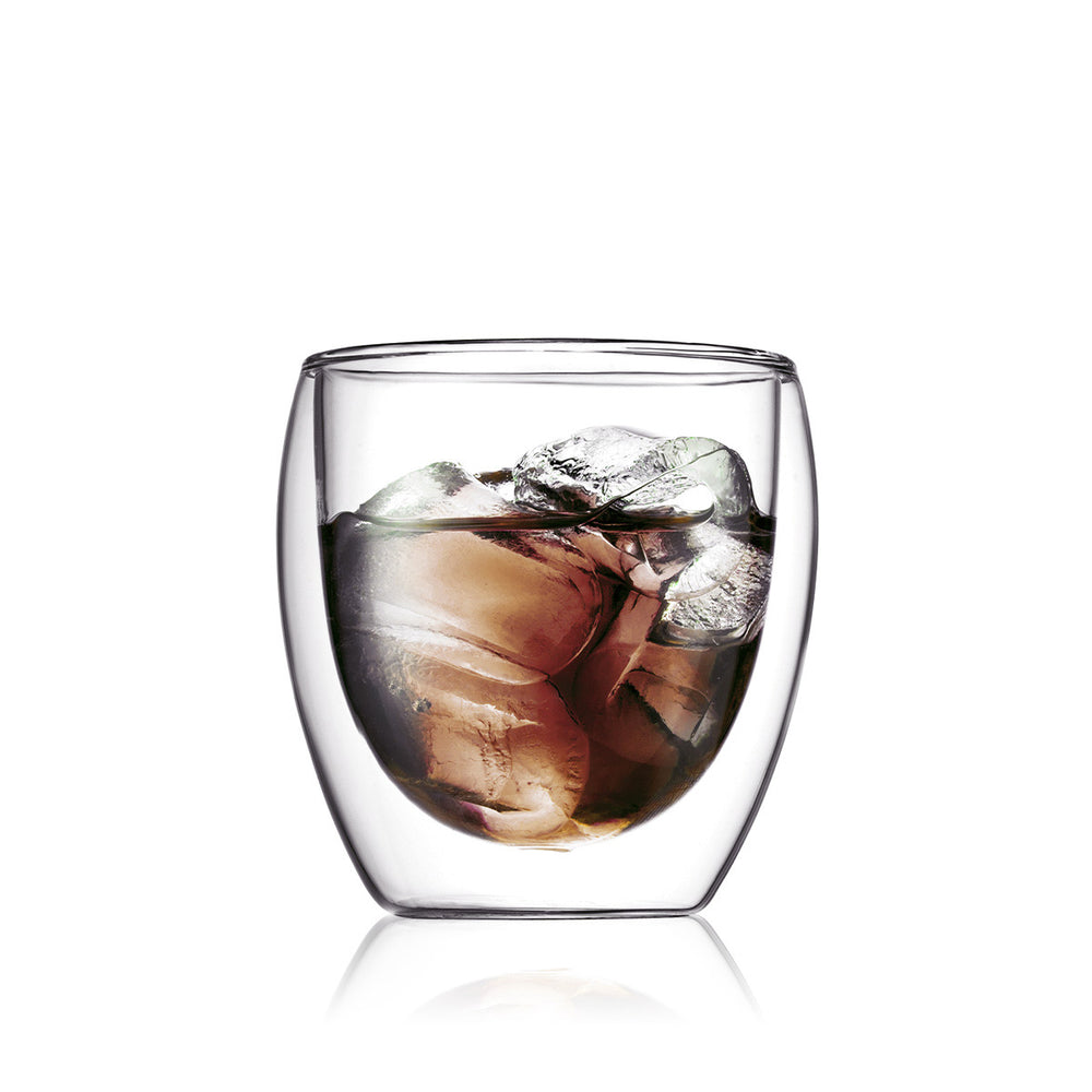 Bodum Dubbelwandige kaffe- / teglas Pavina - patenteret ventil - 250 ml - 6 stk.