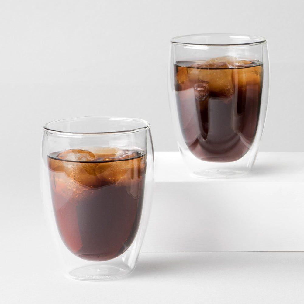 Bodum Dubbelwandige kaffe- / teglas Pavina - patenteret ventil - 350 ml - 6 stk.
