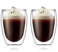 Bodum Dubbelvæggede kaffe- / teglas Pavina - patenteret ventil - 320 ml - 2 stk.