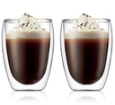 Bodum Dubbelvæggede kaffe- / teglas Pavina - patenteret ventil - 320 ml - 2 stk.