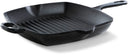 BK Grillpande Bourgogne Jet Black Gussejern 26 x 26 cm - emaljeret non-stick belægning