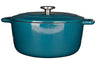 Cosy & Trendy Braadpan med låg Fontestic Gietijzer Green Heron Ø 28 cm / 6.8 Liter - emaljeret non-stick belægning