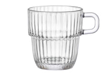 Bormioli Rocco Theeglazen - Koffiekopjes med øre - Stapelbar - Barshine 250 ml - 6 Stykker