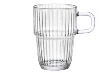 Bormioli Rocco Latte Macchiato Glas - Irish Coffee Glas - Kaffe Kopper med Håndtag - Stapelbar - Barshine 315 ml - 6 Stykker