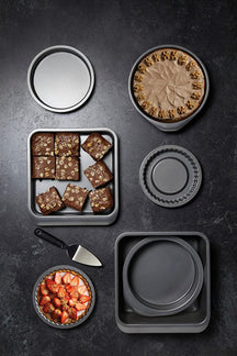 MasterClass Bakset Bakvormen Smart Space 7-Delig - Standard non-stick belægning