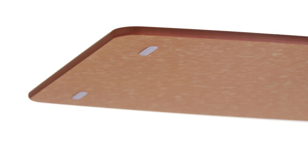 Hendi Skærebræt antislip - opvaskemaskinevenligt - brun træfiber - 44 x 32,5 cm