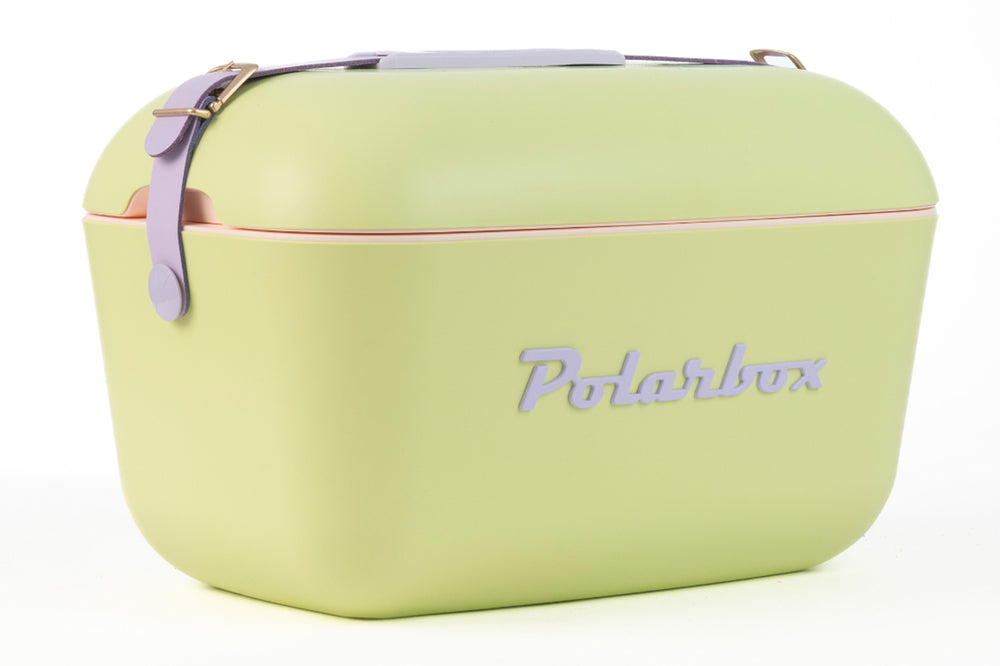 Polarbox Koelbox med Skulderrem - Lime-Lilac - 12 Liter
