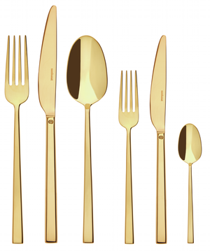 Sambonet Bestekset Rock - Guld - 36 dele / 6 personer