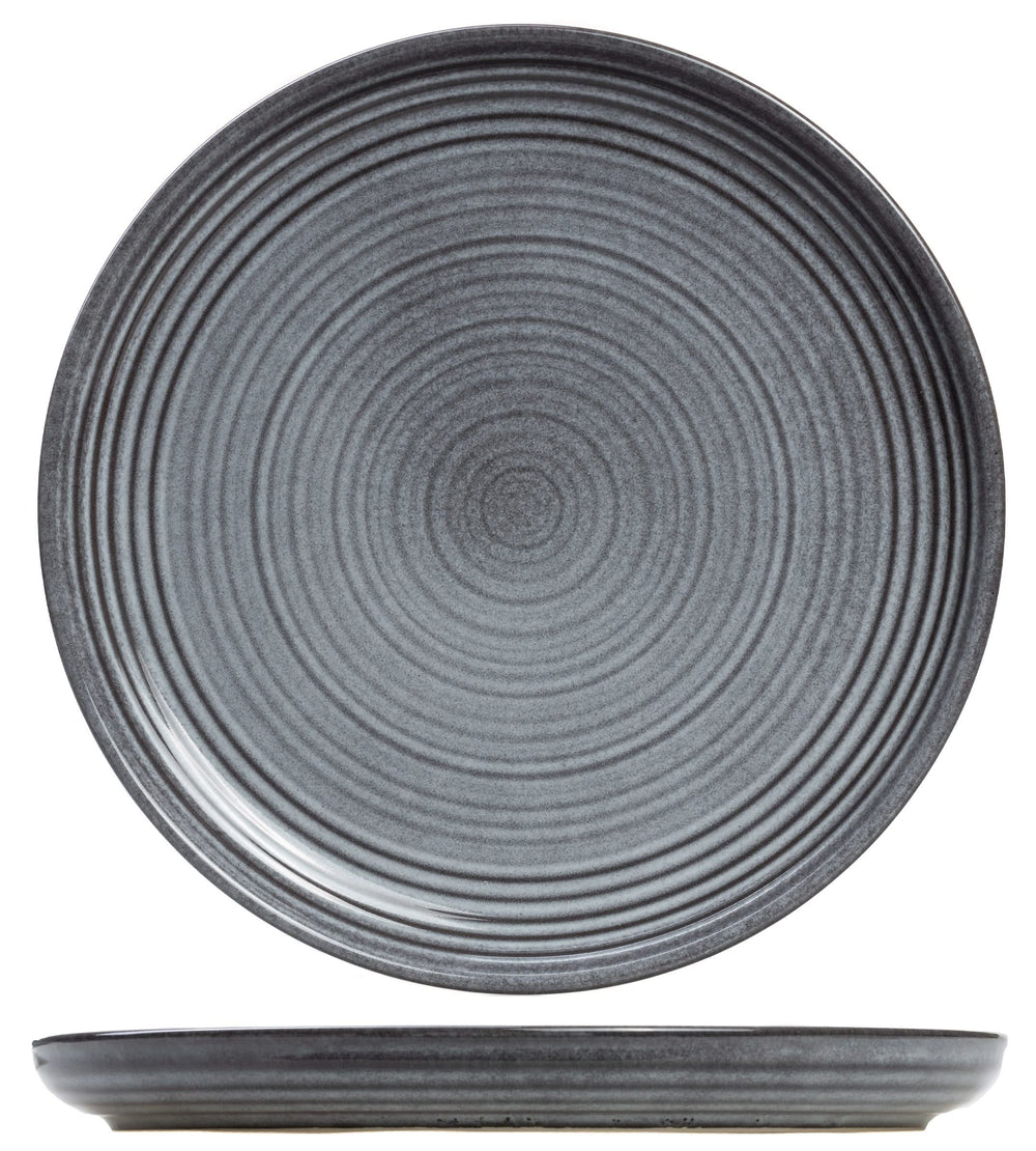 Cosy & Trendy Serviesset Kentucky Grey 12-delig / 4 personer -  4 dinerborden, 4 ontbijtborden og 4 skåle