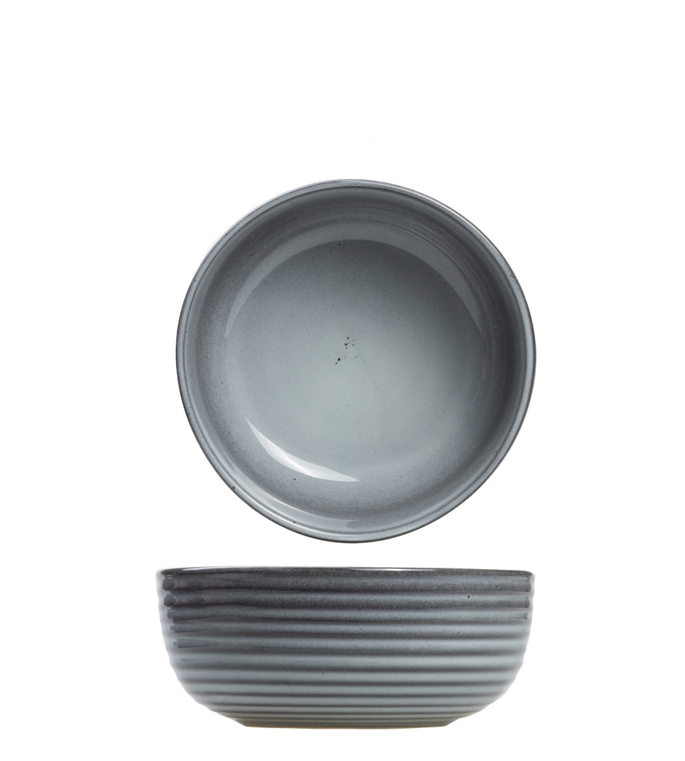 Cosy & Trendy Serviesset Kentucky Grey 12-delig / 4 personer -  4 dinerborden, 4 ontbijtborden og 4 skåle