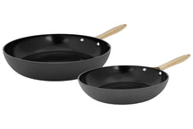 Cookinglife Stegepande sæt Style - ø 24+ 28 cm - Sort - PFAS fri