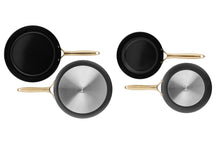 Cookinglife Stegepande sæt Style - ø 24+ 28 cm - Sort - PFAS fri