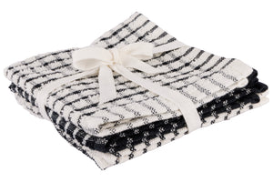 Cosy & Trendy Vaatdoekjes Stoff Black Chambray 30 x 30 cm - 3 Stuks