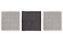 Cosy & Trendy Vaatdoekjes Stoff Black Chambray 30 x 30 cm - 3 Stuks