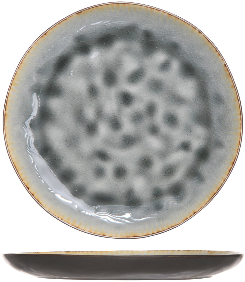 Cosy & Trendy Dinerborden Laguna Blue Grey ø 27 cm - 4 Stuks
