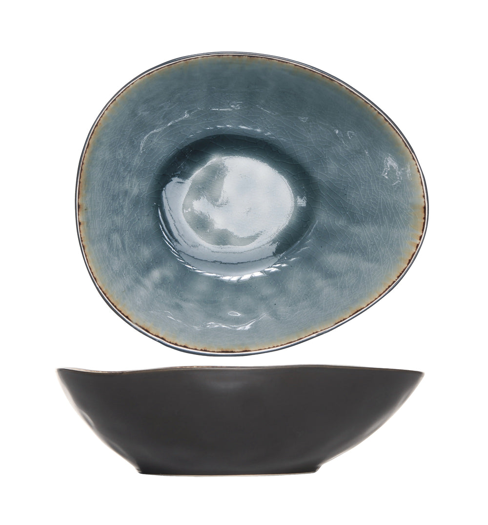 Cosy & Trendy Schalen Laguna Blue Grey 20 x 17 cm - 4 Stuks