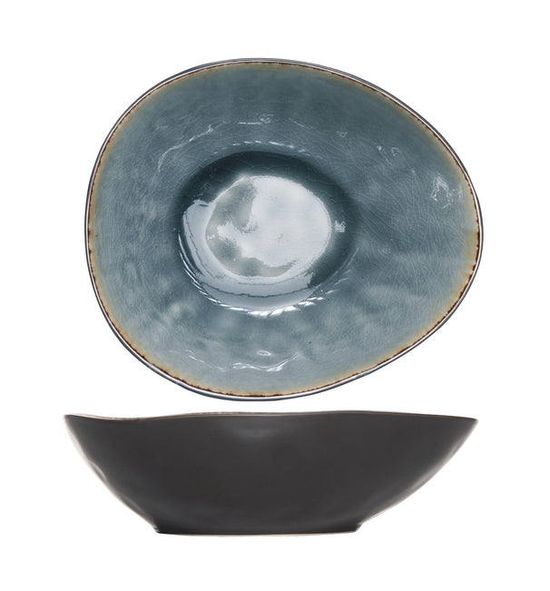 Cosy & Trendy Schalen Laguna Blue Grey 20 x 17 cm - 4 Stuks