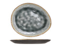 Cosy & Trendy Morgenmadstallerkener / Desserttallerkener Organic - Laguna Blue Grey - 20 x 16 cm - 4 Styk