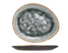 Cosy & Trendy Morgenmadstallerkener / Desserttallerkener Organic - Laguna Blue Grey - 20 x 16 cm - 4 Styk