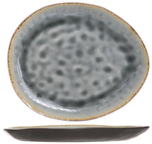 Cosy & Trendy Dinerborden Organic Laguna Blue Grey 27 x 23 cm - 4 Stuks