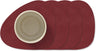 LIND DNA Underlag Nupo - Læder - Rød - 13 x 11 cm - 4 Styk