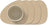 LIND DNA Underlag Nupo - Læder - Sand - 13 x 11 cm - 4 Styk