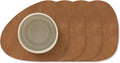 LIND DNA Underlag Nupo - Læder - Nature - 13 x 11 cm - 4 Styk