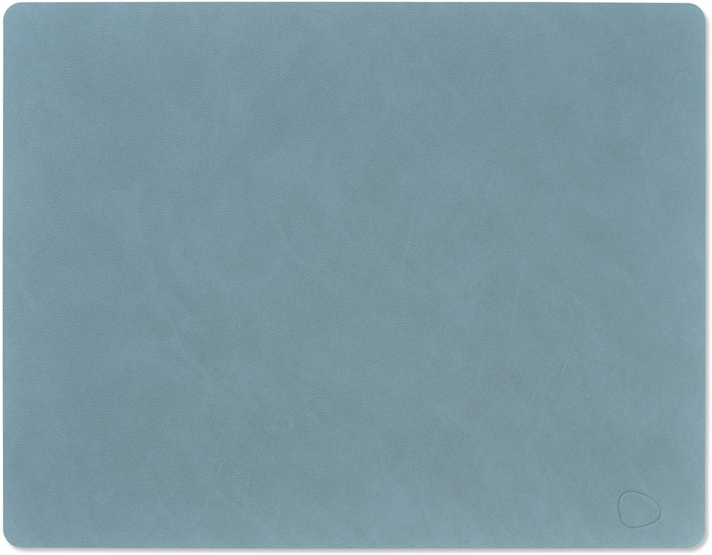 LIND DNA Placemats Nupo - Læder - Lysblå 45 x 35 cm - 2 Styk