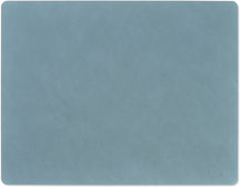 LIND DNA Placemats Nupo - Læder - Lysblå 45 x 35 cm - 2 Styk