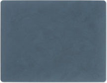 LIND DNA Placemats Nupo - Læder - Mørkeblå - 45 x 35 cm - 2 Stykker