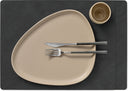 LIND DNA Placemats Nupo - Læder - Sort - 45 x 35 cm - 2 Stykker