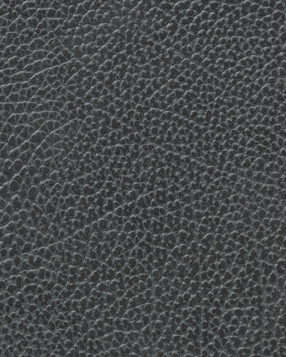 LIND DNA Placemats Hippo - Læder - Black Anthracite - 45 x 35 cm - 2 Stykker