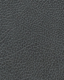 LIND DNA Placemats Hippo - Læder - Black Anthracite - Curved - 44 x 37 cm - 2 Styk