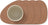 LIND DNA Underlag Nupo - Læder - Old Rose - 13 x 11 cm - 4 Styk