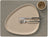 LIND DNA Placemats Nupo - Læder - Flint Grey - 45 x 35 cm - 2 Styk