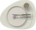 LIND DNA Placemats Nupo - Læder - Linen - Kurvet - 44 x 37 cm - 2 Styk