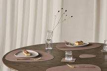 LIND DNA Underlag Nupo - Læder - Old Rose - 13 x 11 cm - 4 Styk