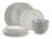 Salt & Pepper Serviesset Artisan Green 12-delig / 4 personer - 4 middagstallerkener, 4 morgenmadstallerkener og 4 skåle