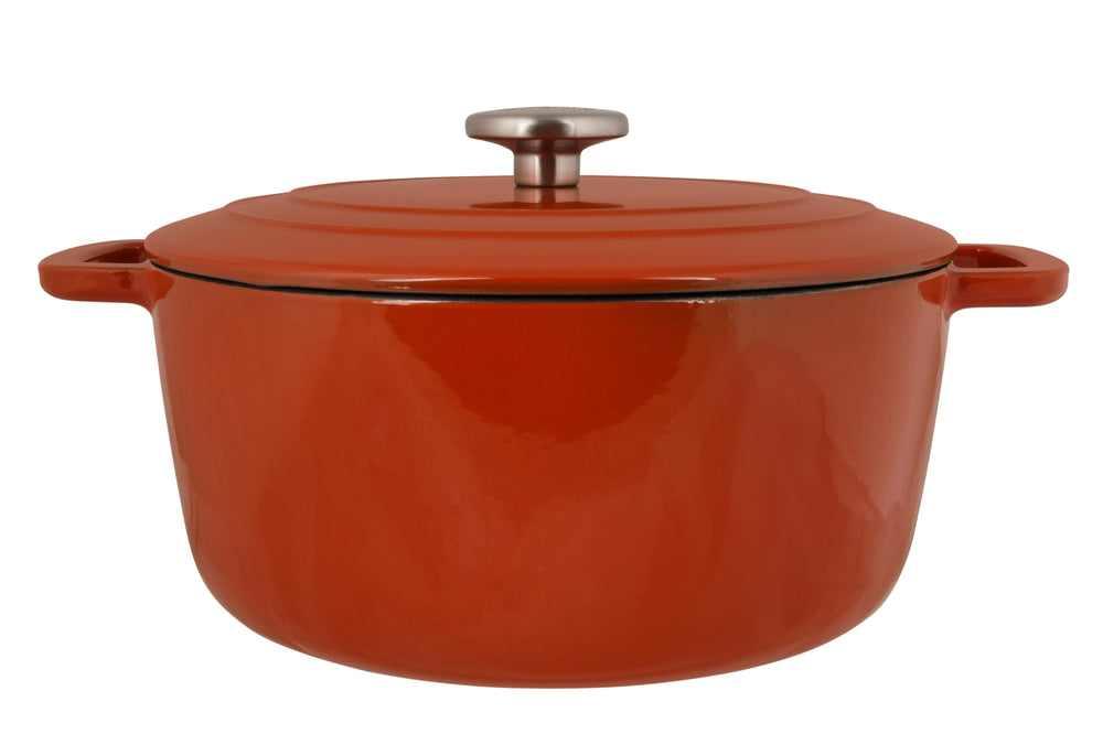 Cosy & Trendy Braadpan med deksel Fontestic Gietijzer Roest Ø 20 cm / 2.7 Liter - emaljeret non-stick belægning