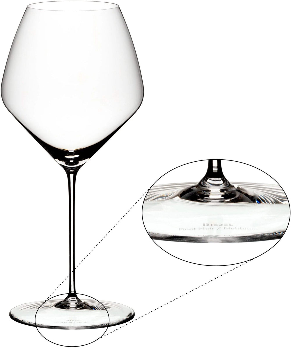 Riedel Røde Vinglas Veloce - Pinot Noir / Nebbiolo - 763 ml - 2 stykker