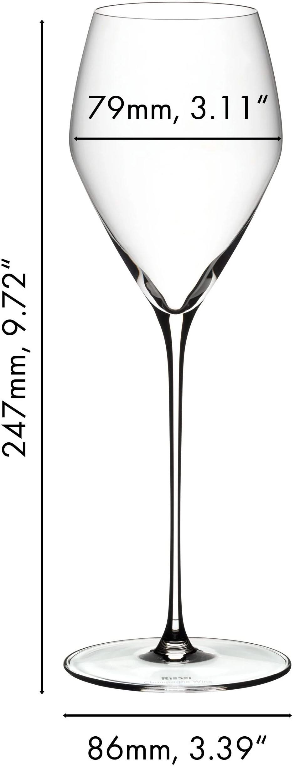 Riedel Champagneglazen - Flutes - Veloce - 327 ml - 2 stuks