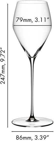 Riedel Champagneglazen - Flutes - Veloce - 327 ml - 2 stuks