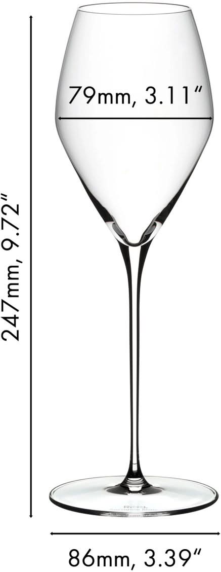 Riedel Hvide Vinglas Veloce - Sauvignon Blanc - 350 ml - 2 stk.