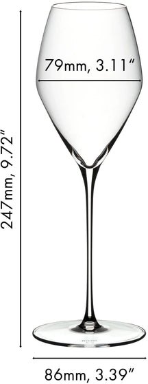 Riedel Rose Vinglas Veloce - 350 ml - 2 stk.