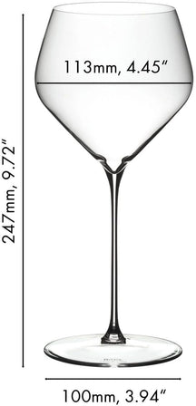 Riedel Hvide Vinglas Veloce - Chardonnay - 690 ml - 2 stykker