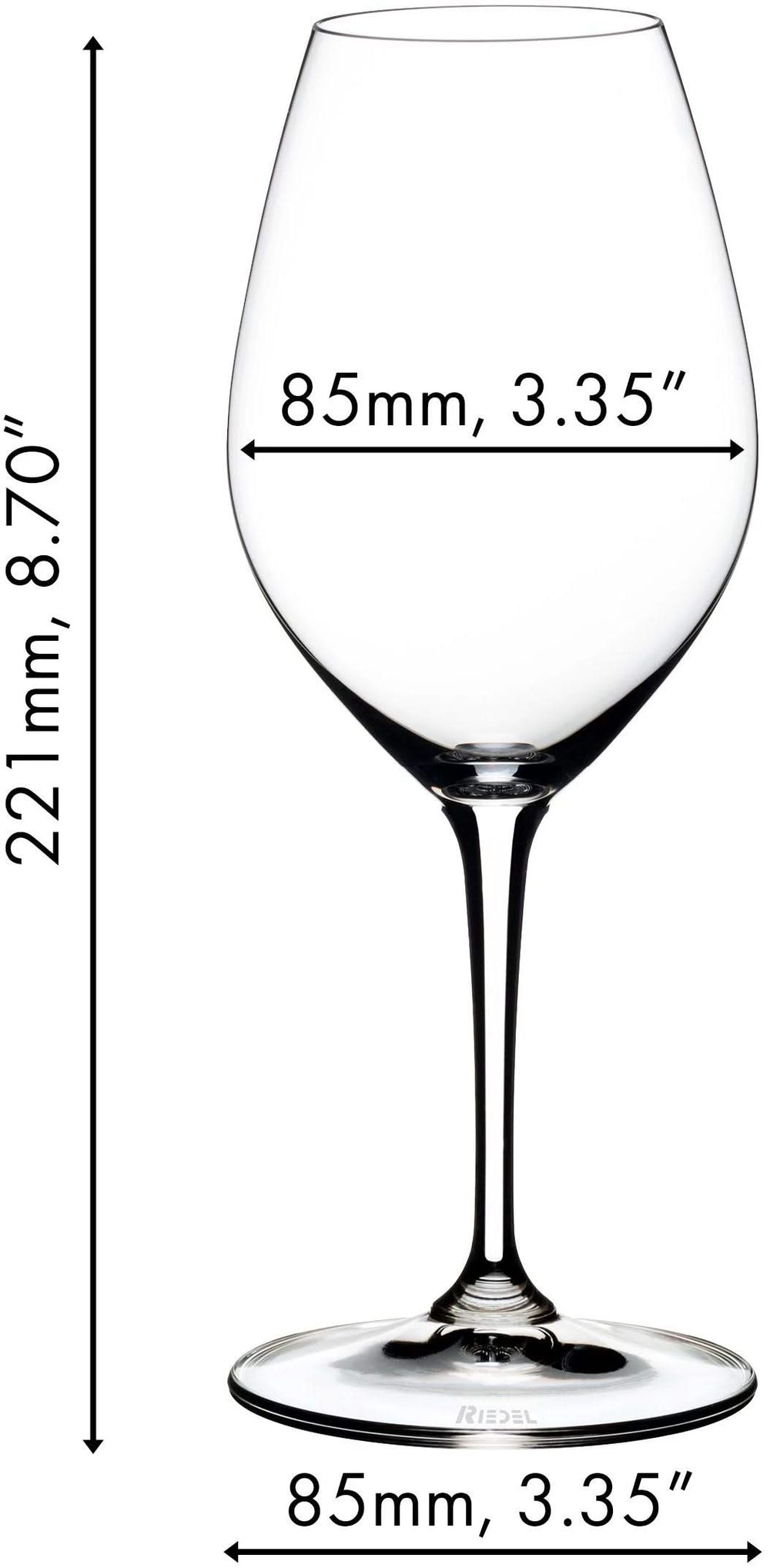 Riedel Champagne Gläser / Hvidvinsglas Wine Friendly - 440 ml - 4 stk.